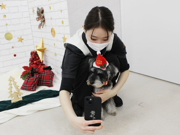 ２年生とモデル犬の写真撮影会♪～PART①～
